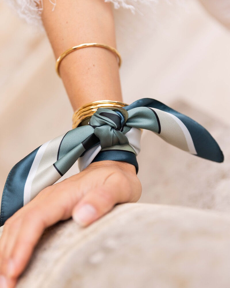 Le Foulard Allegoria - Bleu